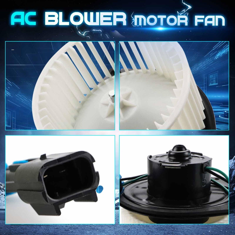 ILONPA 5114162AA Heater Blower Motor Assembly for 1988-1996 Jeep Cherokee, 1988-1992 Jeep Comanche, 1988-1990 Jeep Wogoneer, Replaces 15-8392 56000174 700126 PM272 - Image 5